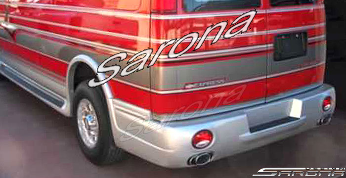 Custom Chevy Express Van  All Styles Rear Bumper (1996 - 2024) - $650.00 (Part #CH-024-RB)